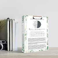 Vista 315 de Ospelelf Mini 3 Ring Binder, 2 Inch, Cute Pink Marble Binder for 5.5" x 8.5" with 5 Tab Dividers, File Folder Labels and Low Profile Clipboards