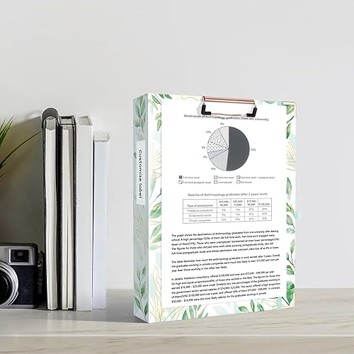 Miniatura 315 de Ospelelf Mini 3 Ring Binder, 2 Inch, Cute Pink Marble Binder for 5.5" x 8.5" with 5 Tab Dividers, File Folder Labels and Low Profile Clipboards