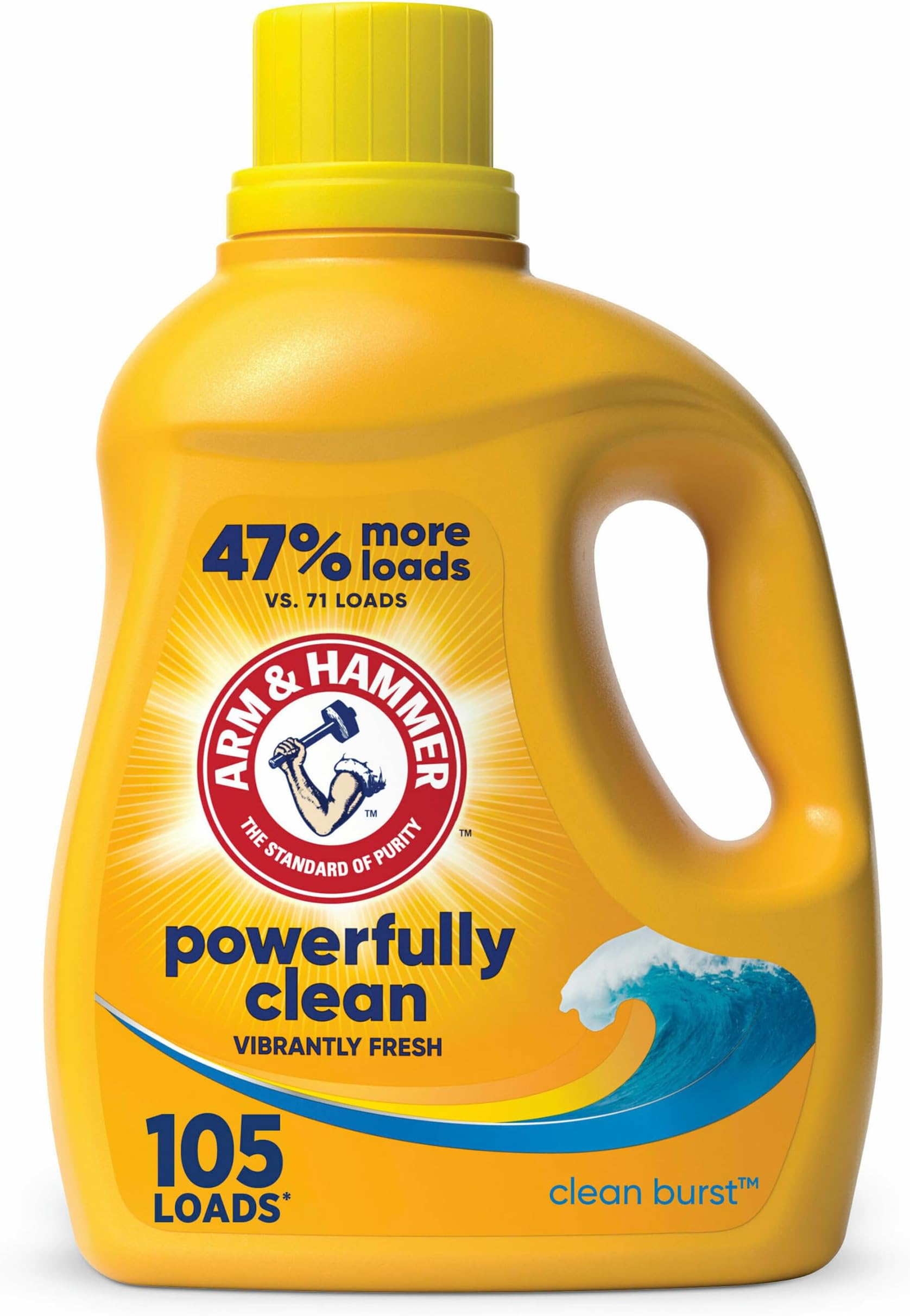 Arm & Hammer Liquid Laundry 105oz Clean Burst dual HE