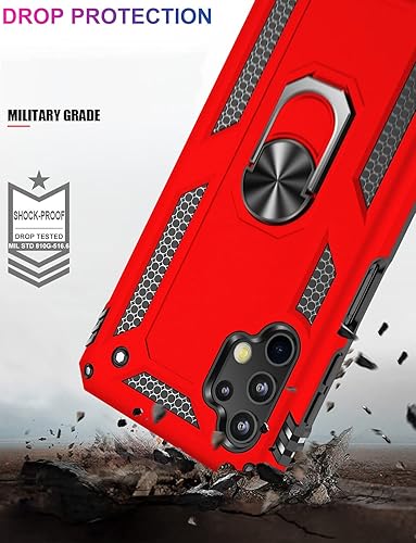Miniatura 4 de IKAZZ Funda para Galaxy A32 5G con protector de pantalla, grado militar, a prueba de golpes, pasa 16 pies de prueba de caídas funda protectora con