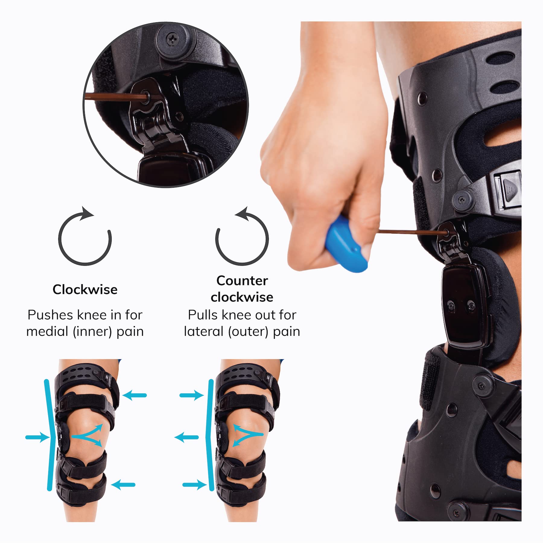 Buy BraceAbility Osteoarthritis Unloader Knee Brace Best