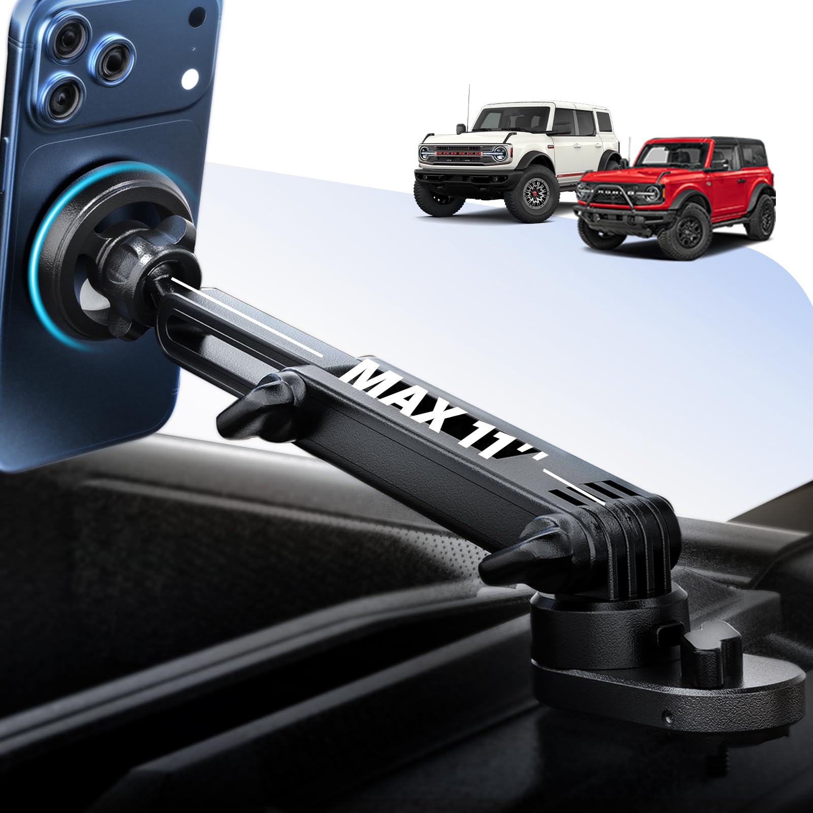 Photo 1 of TapyTry Ford Bronco Car Phone Holder Mount