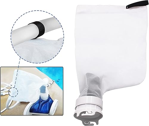Miniatura 6 de 360002EU16 - Bolsa de escombros automática para limpiador de piscinas con cremallera compatible con Kreepy Krauly Legend y Legend II limpiador