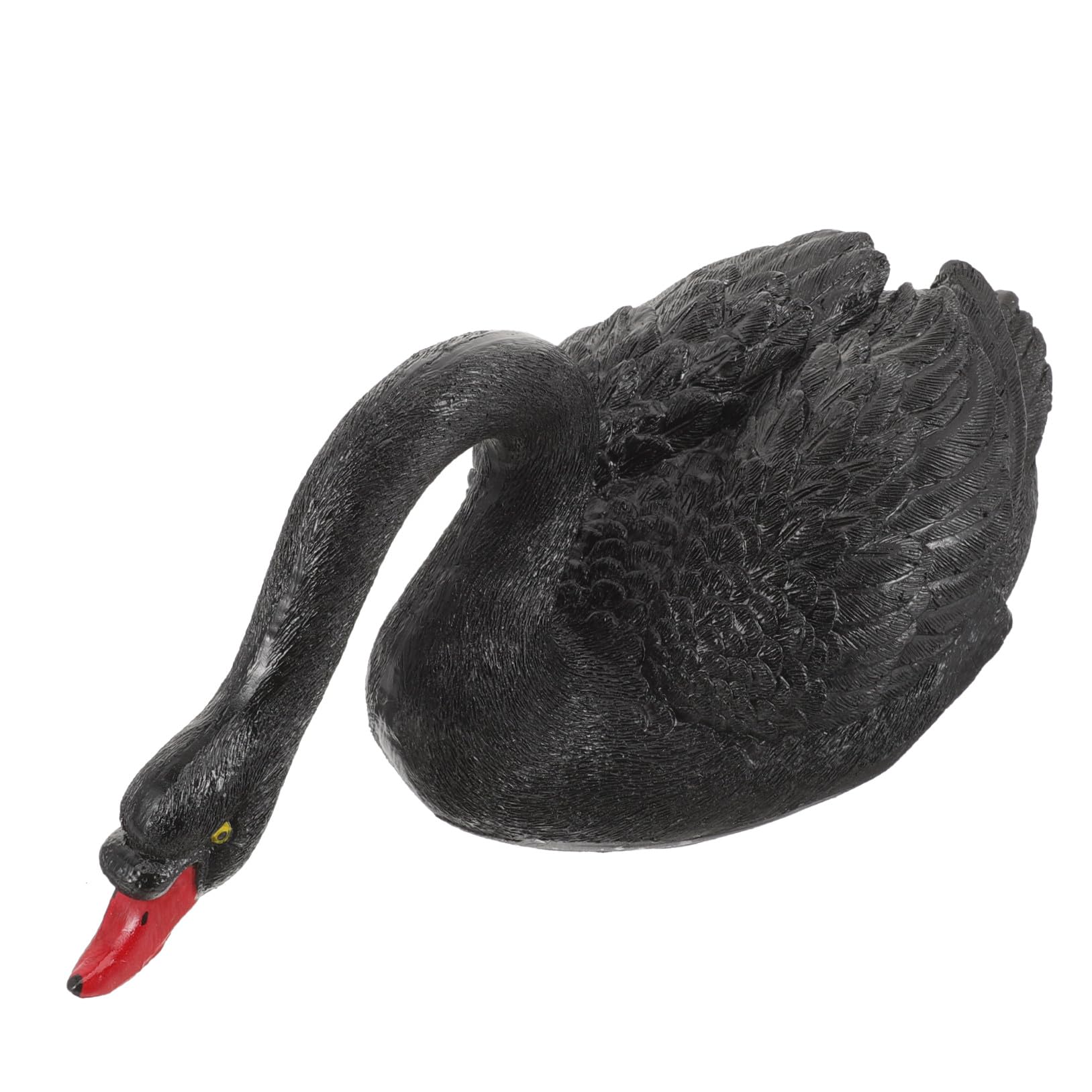 Figurine de flottant noir : l'ornement extérieur élégant idéal pour bassin de jardin
