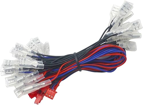 Miniatura 6 de SJJX 2-Player LED USB Encoder a Arcade Joystick y LED Arcade Botones para PC, MAME y Raspberry Pi