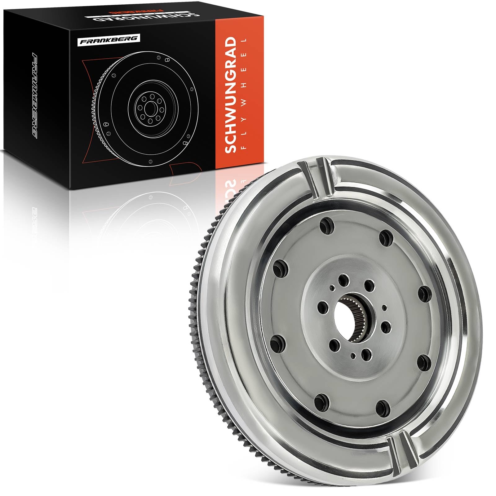 Frankberg 1x Volant Bimasse Compatible avec A3 8P1 2.0L Diesel 2003-2012 Golf VI 5K1 2.0L Diesel 2008-2013 P.assat 362 2.0L Diesel 2010-2014 Remplacer# 04L105266AG