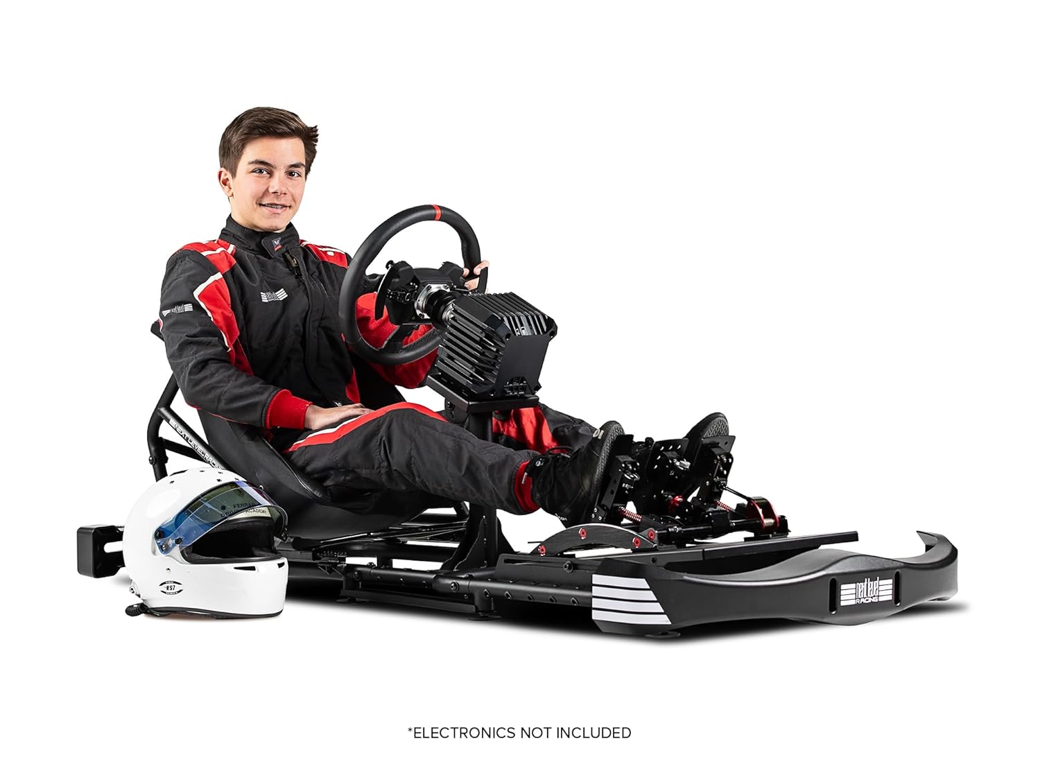 Next Level Racing NLR-S034 Go Kart Plus Simulator Cockpit, Black, Large