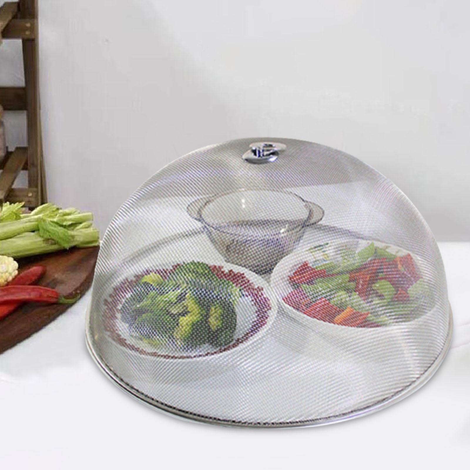 Gralara Cubiertas para Alimentos Cubierta para Barbacoa Exterior Reutilizable Anti Moscas Platos Cubierta para Platos Cubiertas para Platos de Comida, Los 40CM