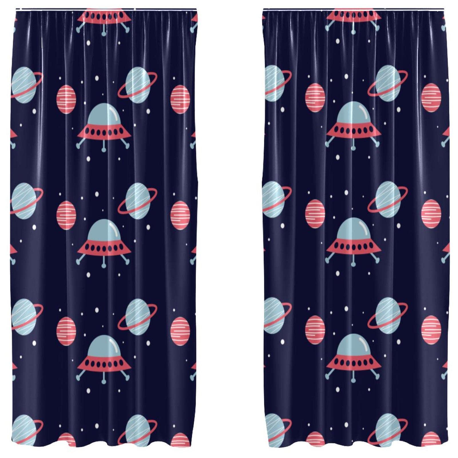 Cortinas opacas de microfibra Universe Planets para un descanso total