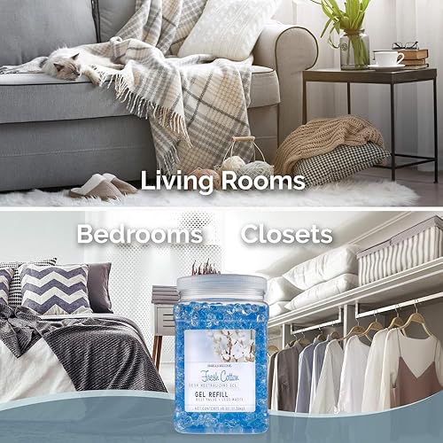 Miniatura 5 de SMELLS BEGONE Recambio de cuentas de gel eliminador de olores, elimina olores de baños, automóviles, barcos, caravanas y áreas de mascotas,