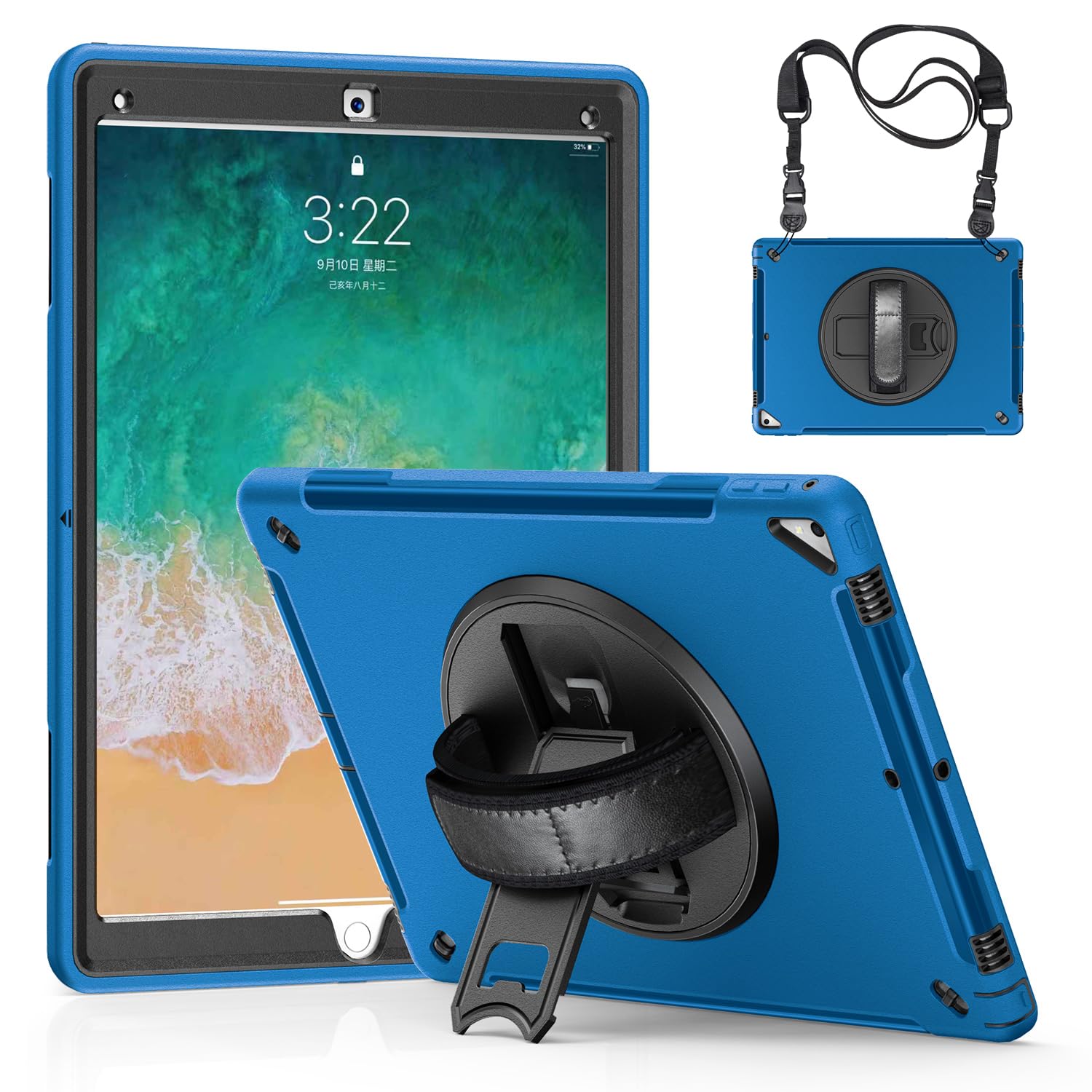 Amazon.co.jp: ブルー,GUPENAA iPad Pro 12.9インチ2nd Generation