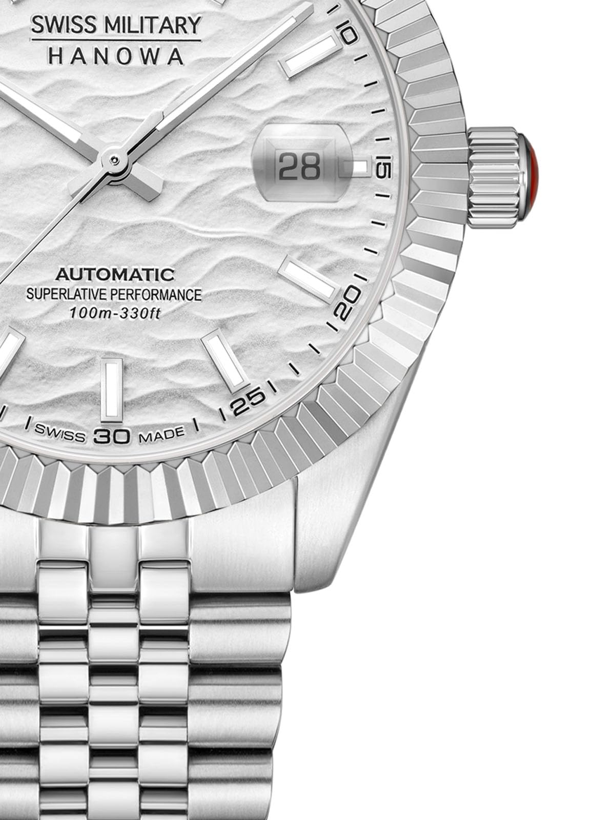 Swiss Military Hanowa Męski automatyczny zegarek Master Diligenter średnica 41 mm data szafirowe szkło