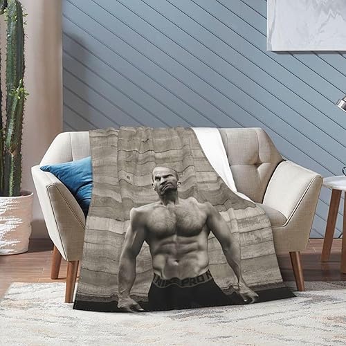 Miniatura 5 de Manta Jason Statham suave y cómoda de forro polar, manta de yoga, manta de playa, manta de picnic, regalo para dormitorio, oficina, decoración de