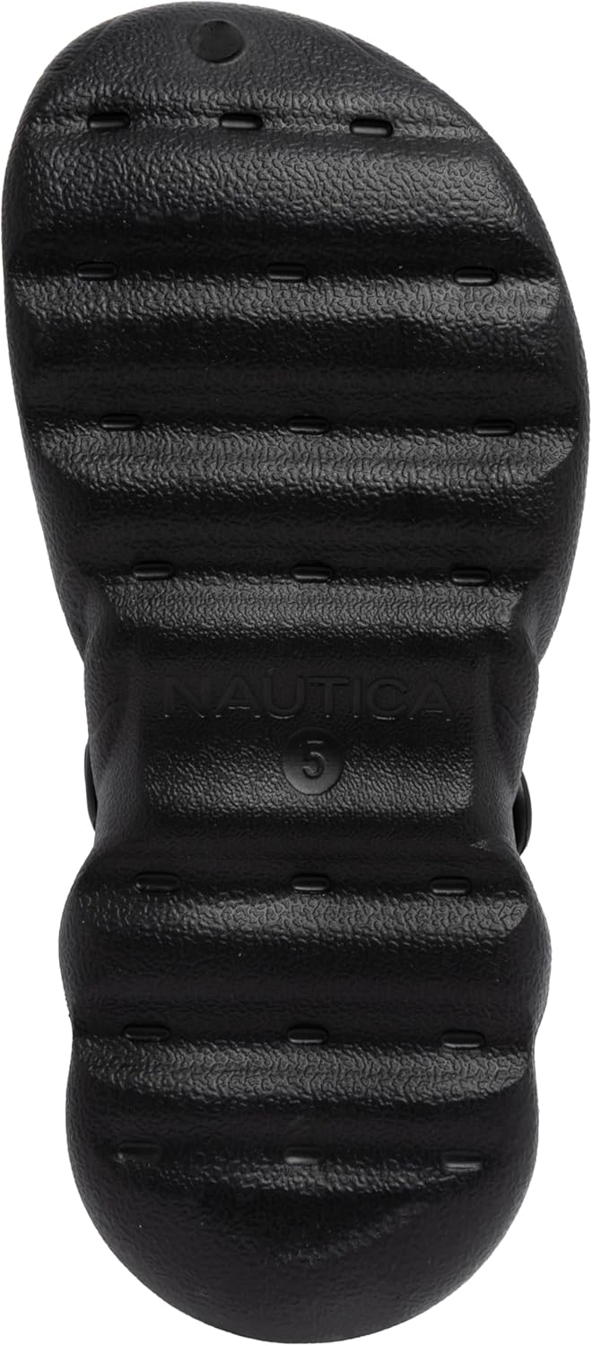Nautica Kids Clog Sandals – Slip-On Lightweight Water Shoes with Adjustable Heel Strap – Comfortable EVA Slip-Resistant Clogs for Boys & Girls – Toddler & Youth Sizes
