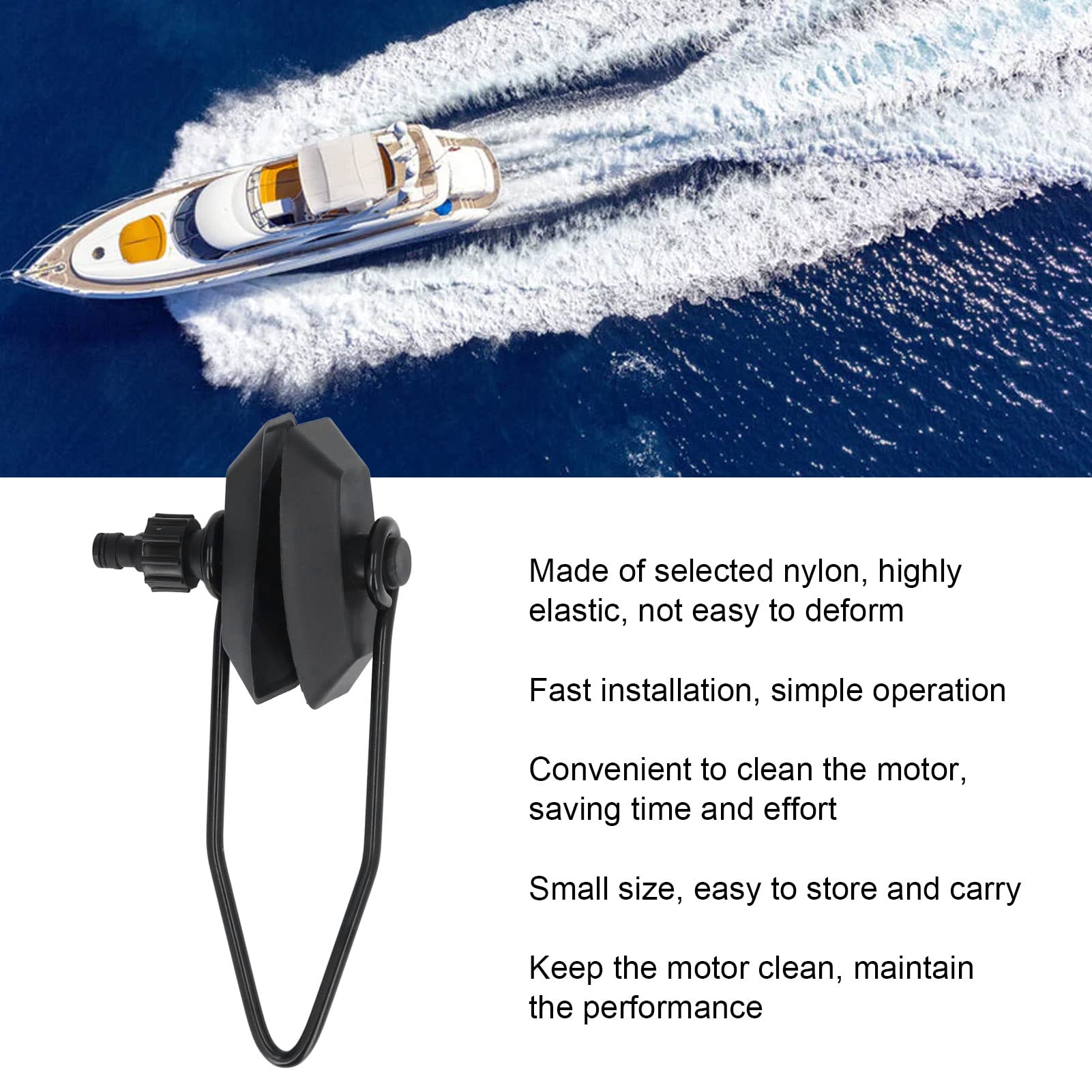 Rinçage Universel pour Moteur Marin, Rinçage pour Moteur De Bateau, Lave-Eau pour Moteur Hors-Bord, Manchons De Moteur De Bateau pour Bateau, Yacht