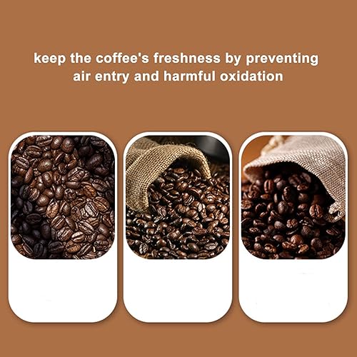 Miniatura 2 de Recipiente de café hermético de 50 onzas, grande, de acero inoxidable, con cuchara y tapa hermética, recipientes para granos de café para granos,