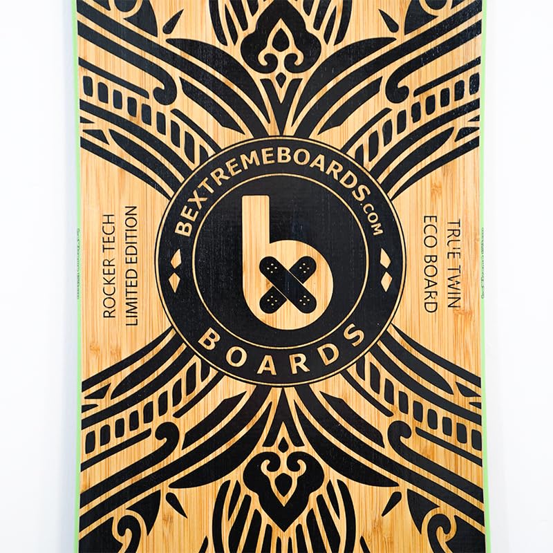 Pack Tavola Snowboard Freestyle Diamond con fissaggi SP Private Eco-Board di Bambu, Faggio e Pioppo. Misura Tabella 157 cm Wide (Larghezza). Snow per uomo e donna