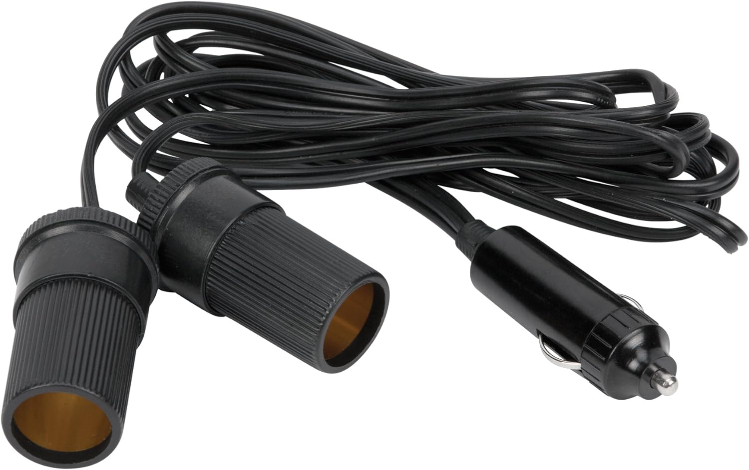 Performance Tool W1279 10ft 12V Automotive Dual Outlet Extension Cord for Multiple Devices