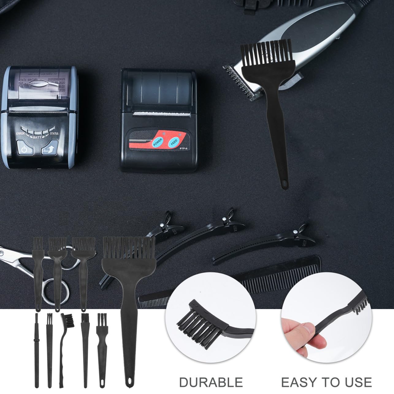 Hair Shaving Brush Replacement 8pcs Shaver Electric Clippers Cleaning Brush Set