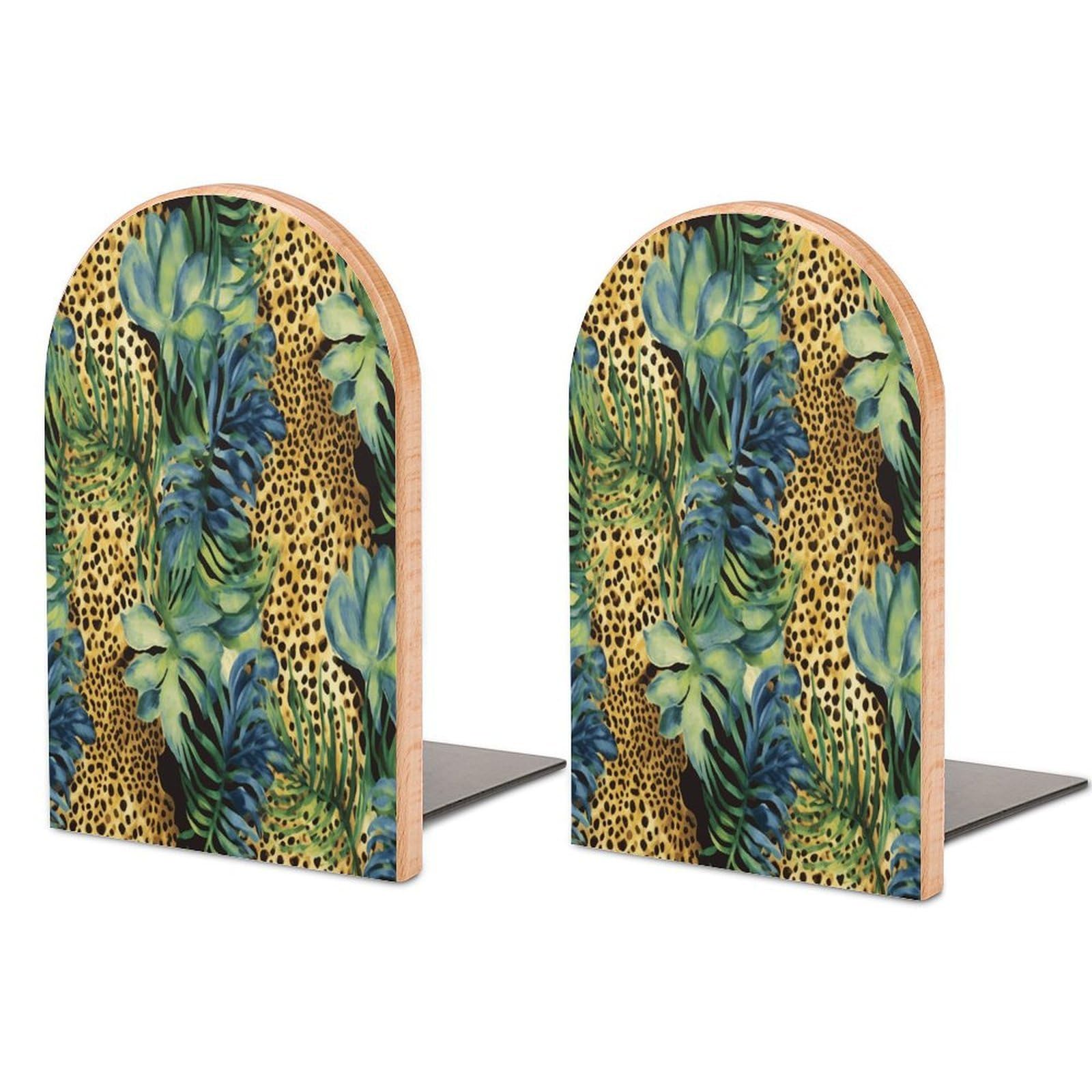 Sujetalibros de madera antideslizantes soporte universal moderno accesorios para estantes