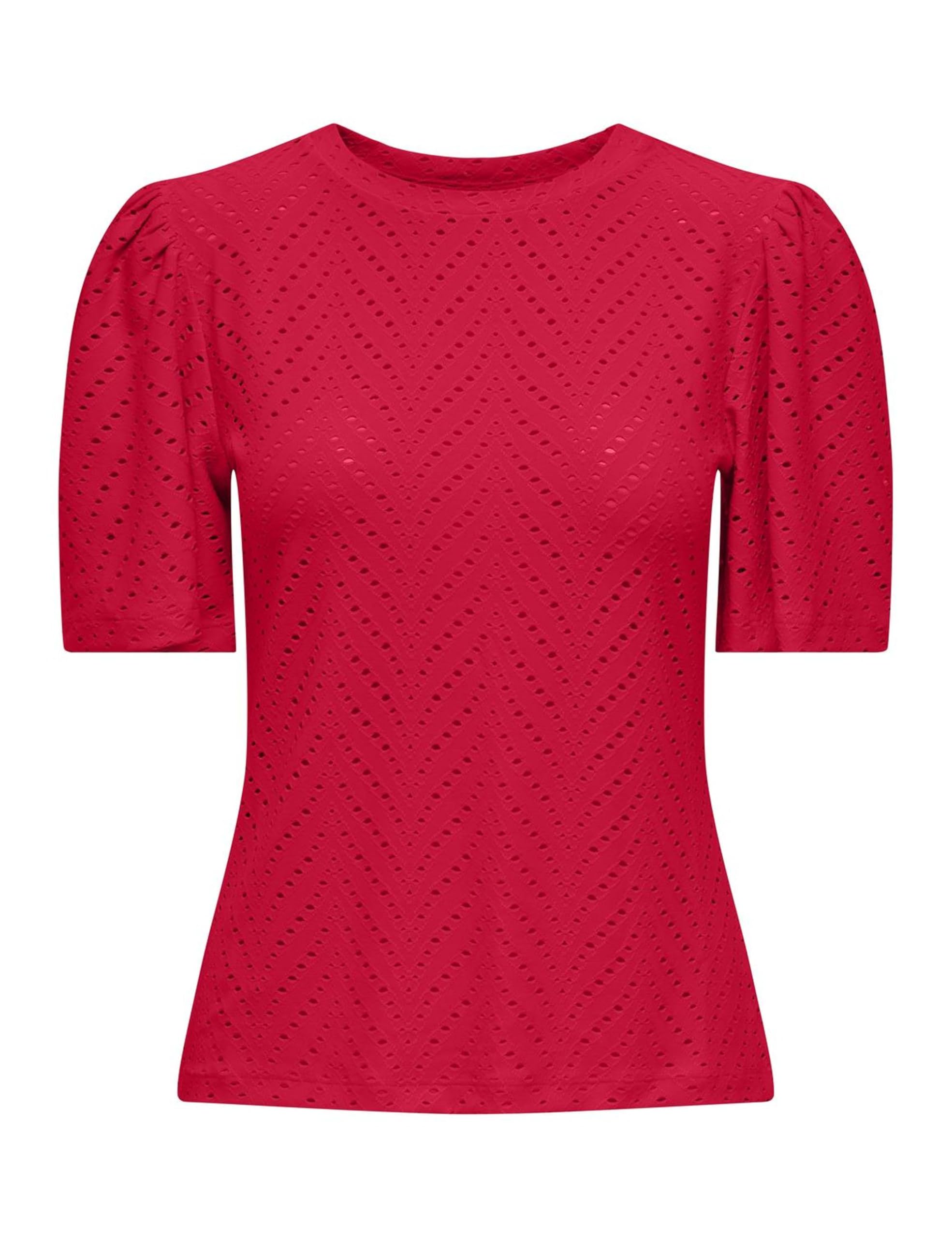 JDY Damen Jdycarla Cathinka S/S Top JRS Noos