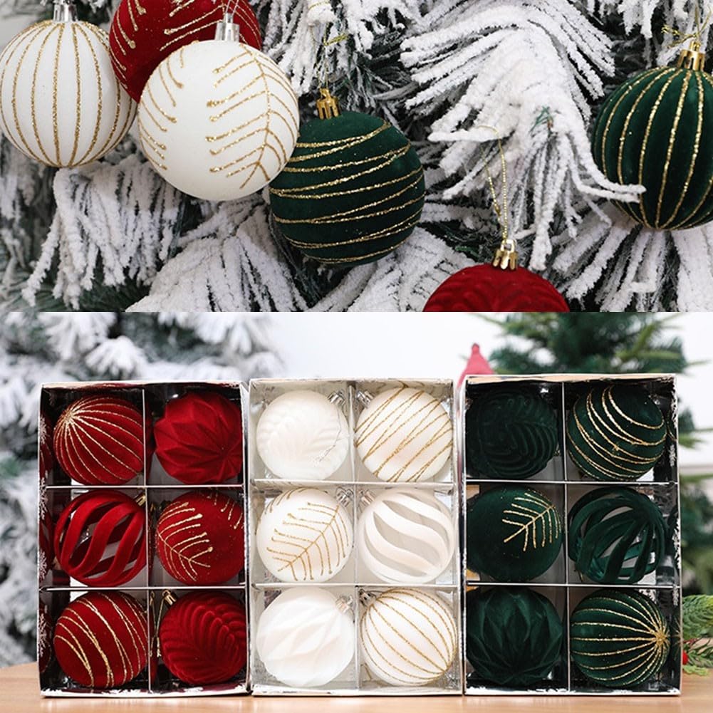 6-teiliges befüllbares Weihnachtskugel-Set für festliche Dekoration, Hochzeiten, Gartenpartys und mehr (Blau1)