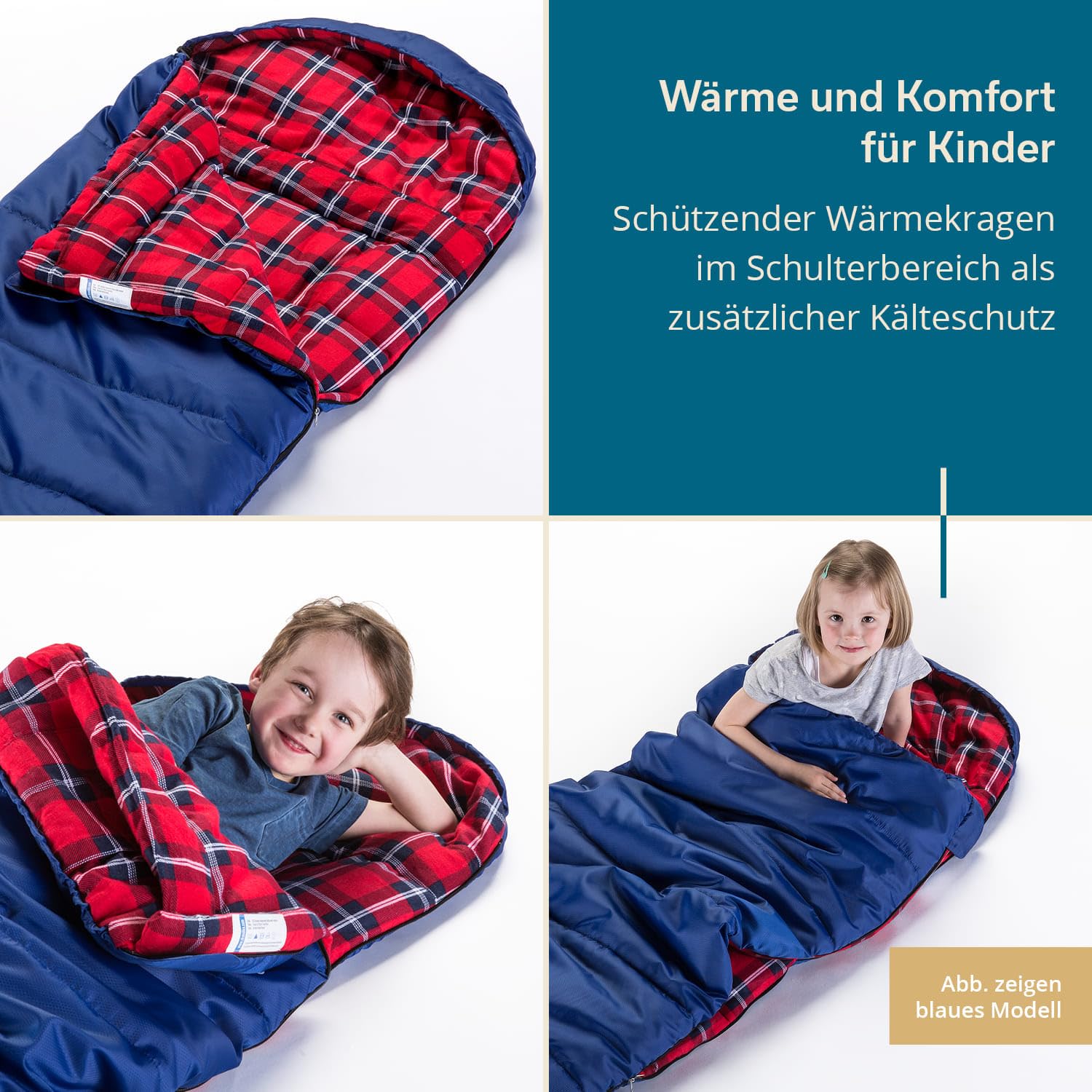 Skandika Dundee Junior Kinderschlafsack | Outdoor Camping Schlafsack für Kinder, Flanell-Innenfutter aus Baumwolle, kuschelig weich, wasserabweisend, Komfortbereich von 13 bis 3°C, 175 x 70 cm