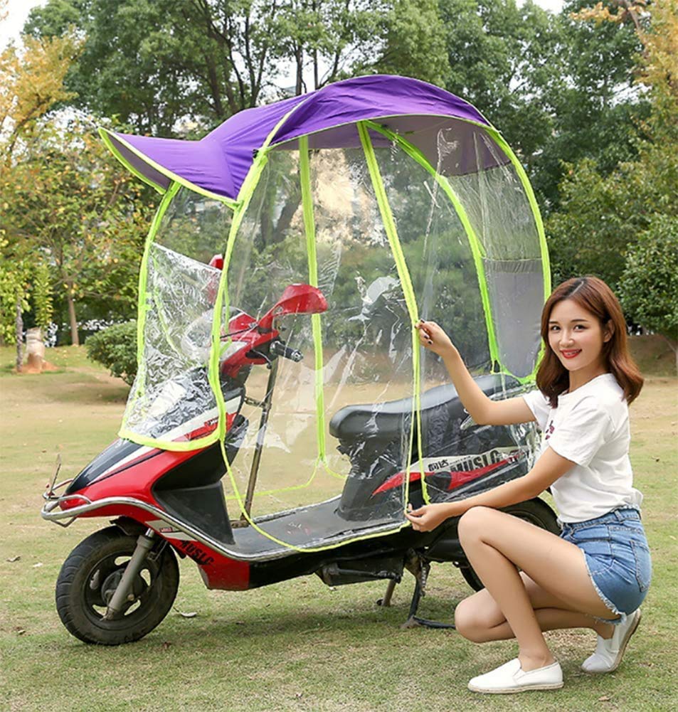 Pare-soleil de mobilité pour scooter électrique trajet urbain au sec couleur violet