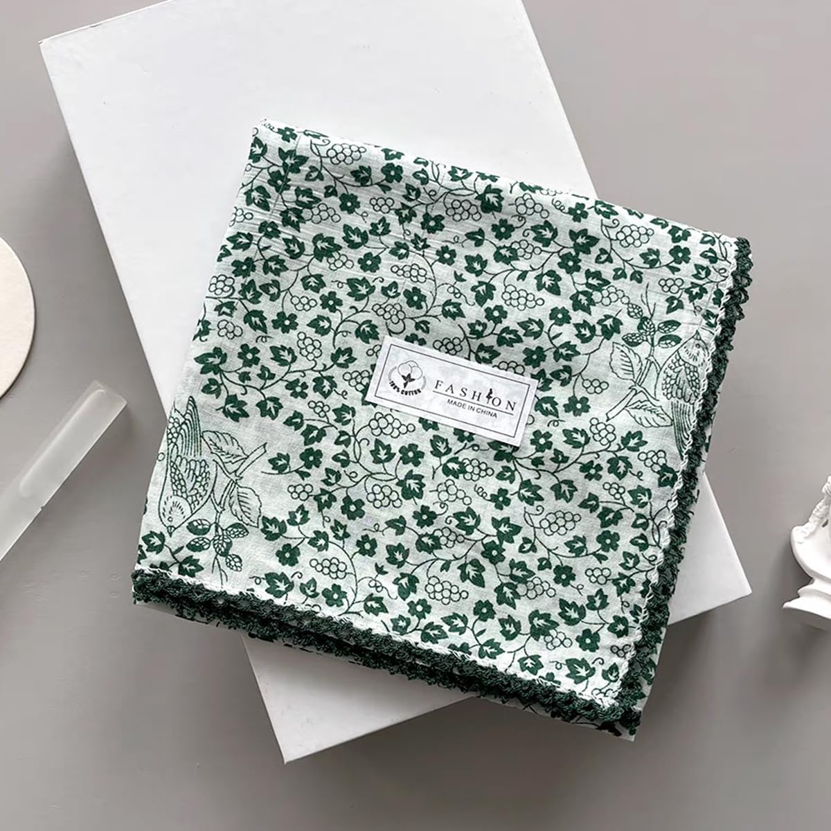 2 Pack Large Cotton Bandana Headband, Head Wrap, Protective Coverage, Hair Neck Scarf for Women 28 x 28 inch - Image 2