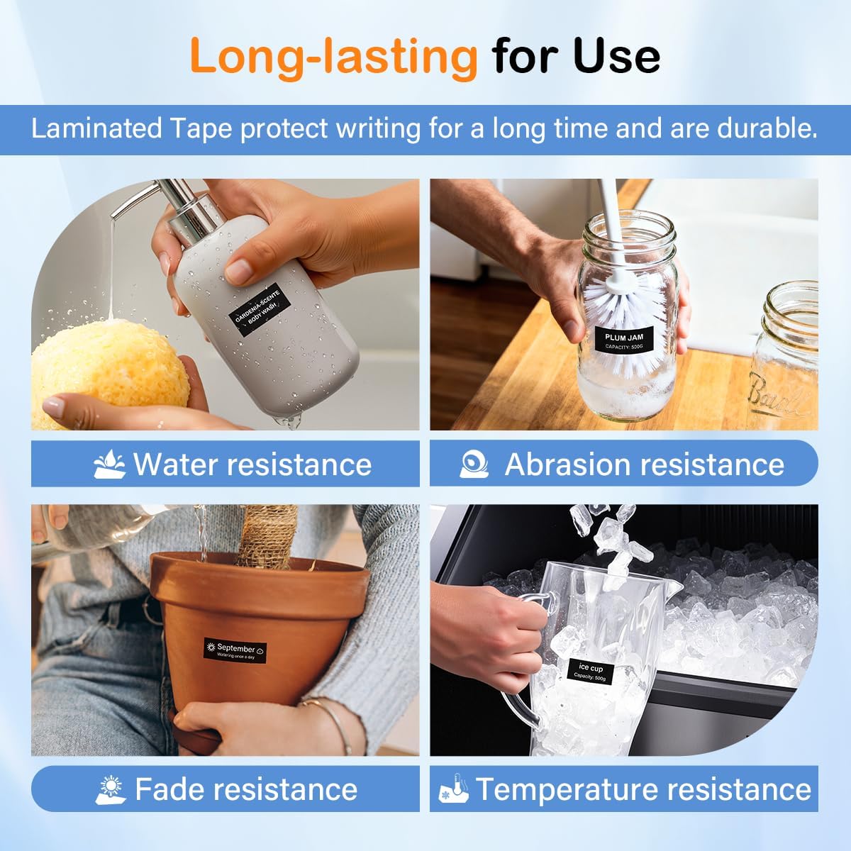 TZe-345 Replace for Brother TZe TZ Tape 18mm 0.7 Laminated Black TZe345 image 5