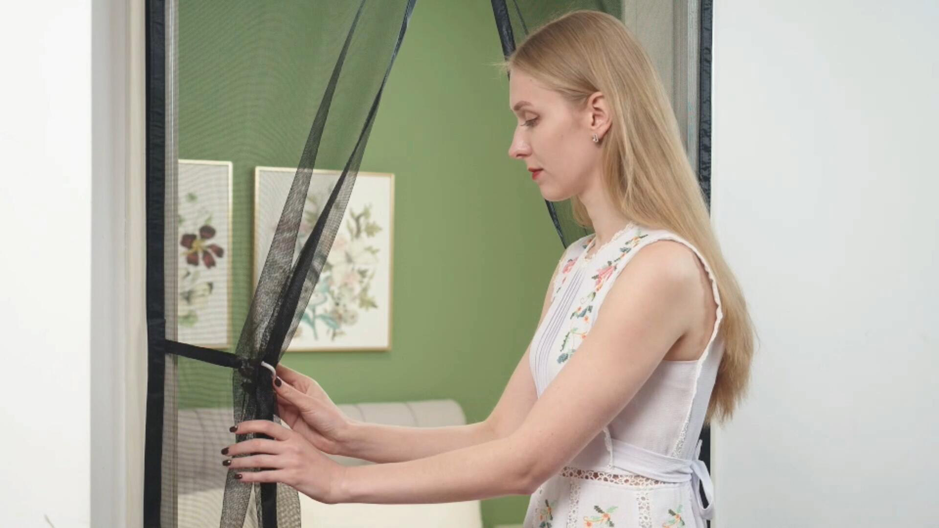 Moustiquaire De Porte Ou Fenetre Magnetique 120 X 275 Cm