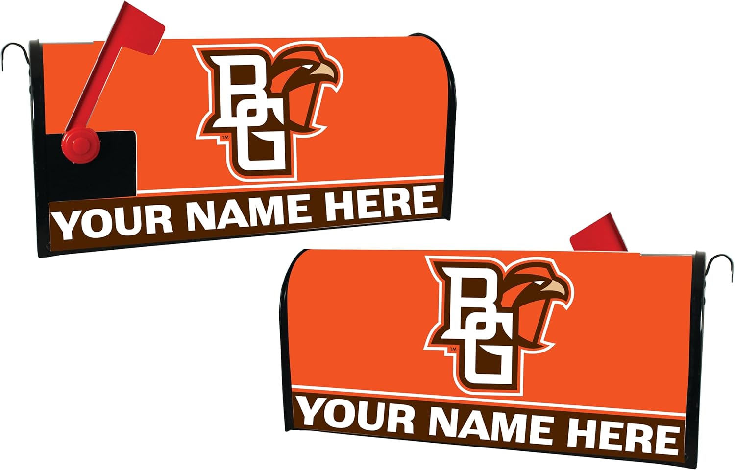 Bowling Green Falcons Customizable Mailbox Cover Officially Licensed Collegiate Large