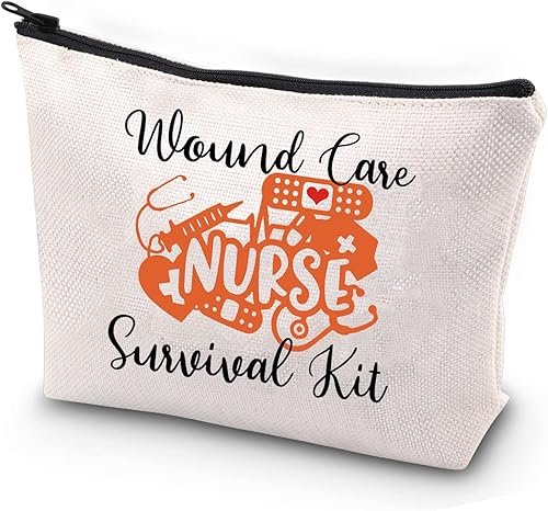 JYTAPP Cuidado de heridas Enfermera Bolsa de Maquillaje Cuidado de Heridas Enfermera Regalos de Enfermería RN Departamento de Enfermería Heridas