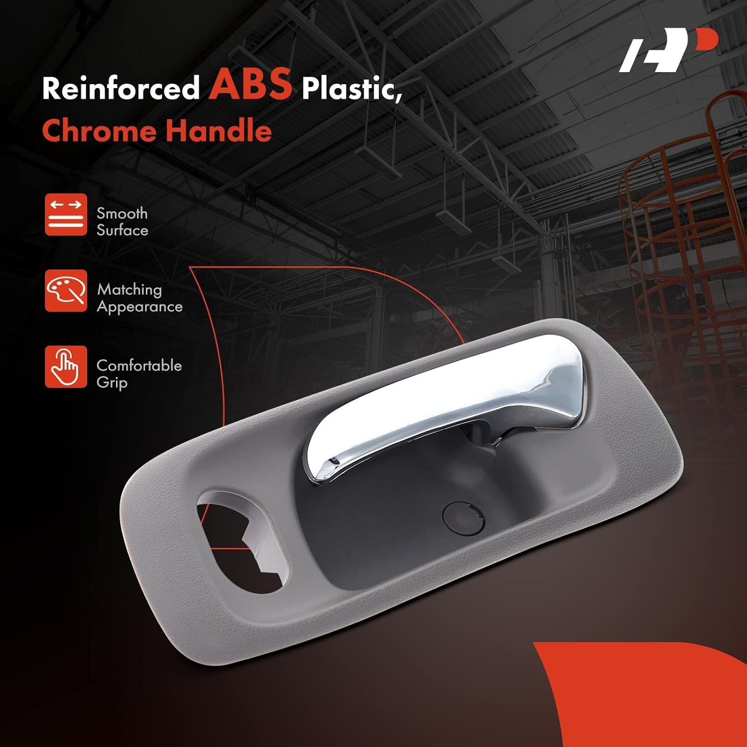 A-Premium Front Left Driver Side Interior Door Handle Compatible with Honda Accord 1998-2002 Sedan, Odyssey 1999-2004, Gray Housing with Chrome Lever, Replace# 72165-S0X-A21ZB, 72165-S84-A01ZB