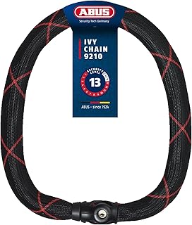 ABUS Ivy Chain 9210 - Hardened Steel Bicycle Lock - 10mm Thick Chain - ABUS Security Level 13