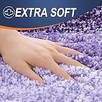 Vista 223 de OLANLY Juego de 2 alfombras de baño de 2 piezas, alfombras de baño de microfibra suave y absorbente y alfombra de inodoro con contorno