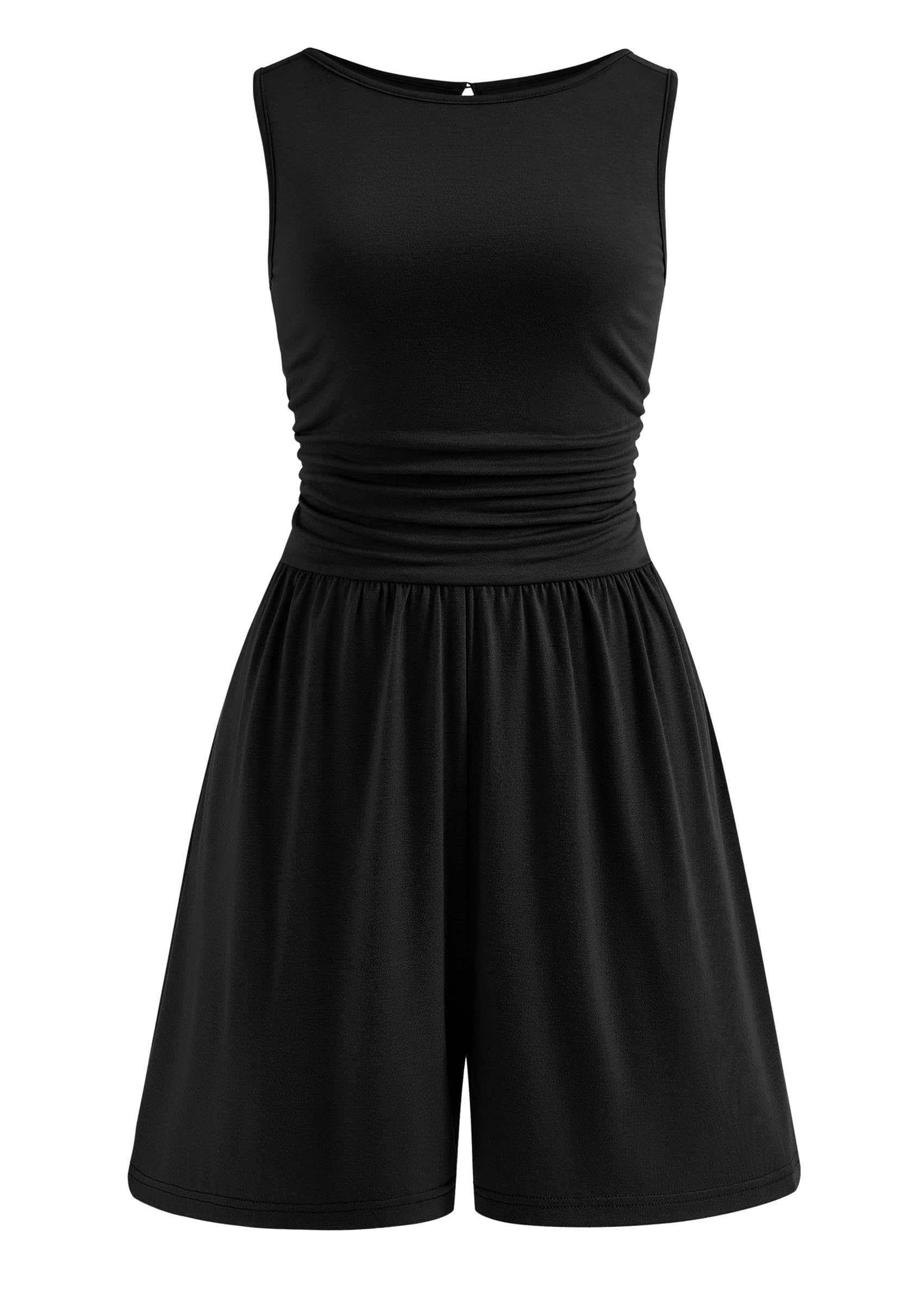 PRETTYGARDEN Short Wide Leg Romper