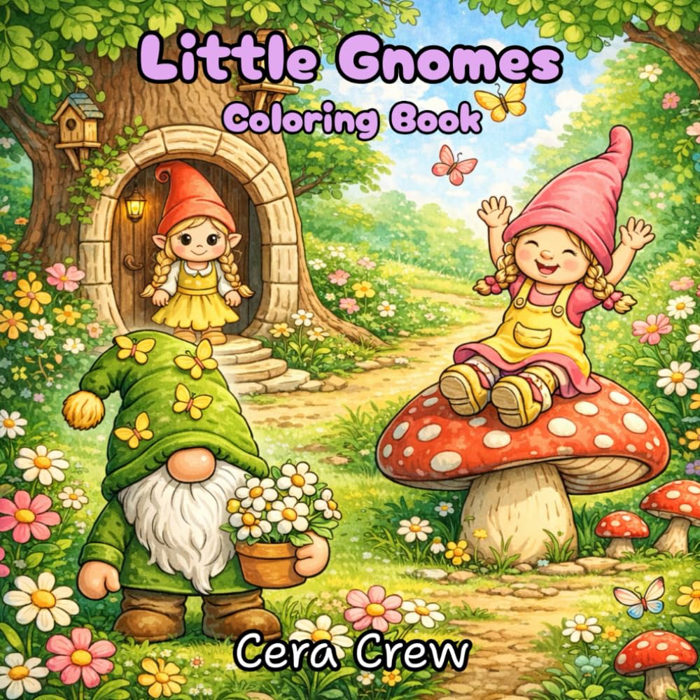 Little Gnomes: Coloring Book