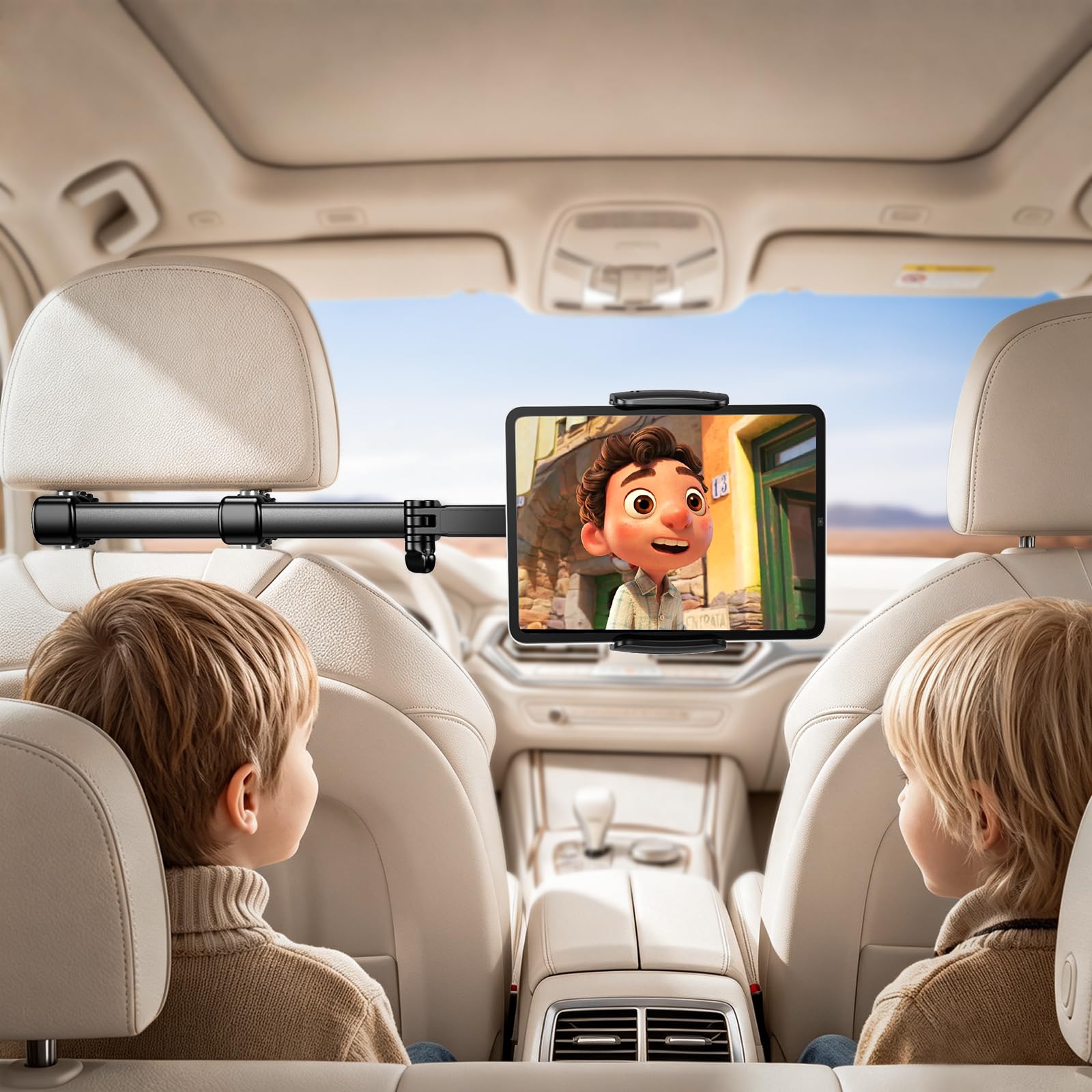 Amazon.co.jp: 【業界最長伸縮アーム】タブレットホルダー 車 後部座席