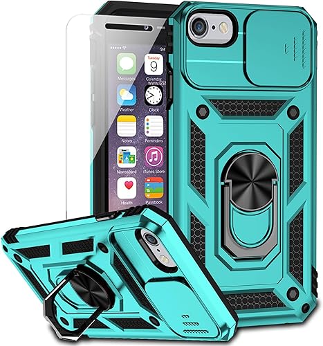 Miniatura 10 de Funda para iPhone 8 PlusiPhone 7 PlusiPhone 6 Plus con cubierta para lente de cámara, protector de pantalla HD, protección contra caídas de grado