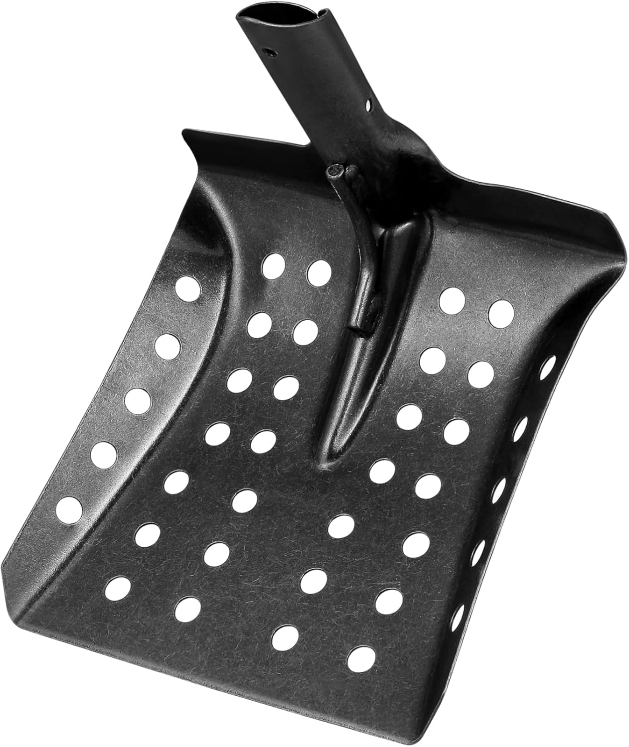 Mikikit Landscaping Edging Shovel for Holes Sifting Drain Shovel Reusable Mud Metal Sifting