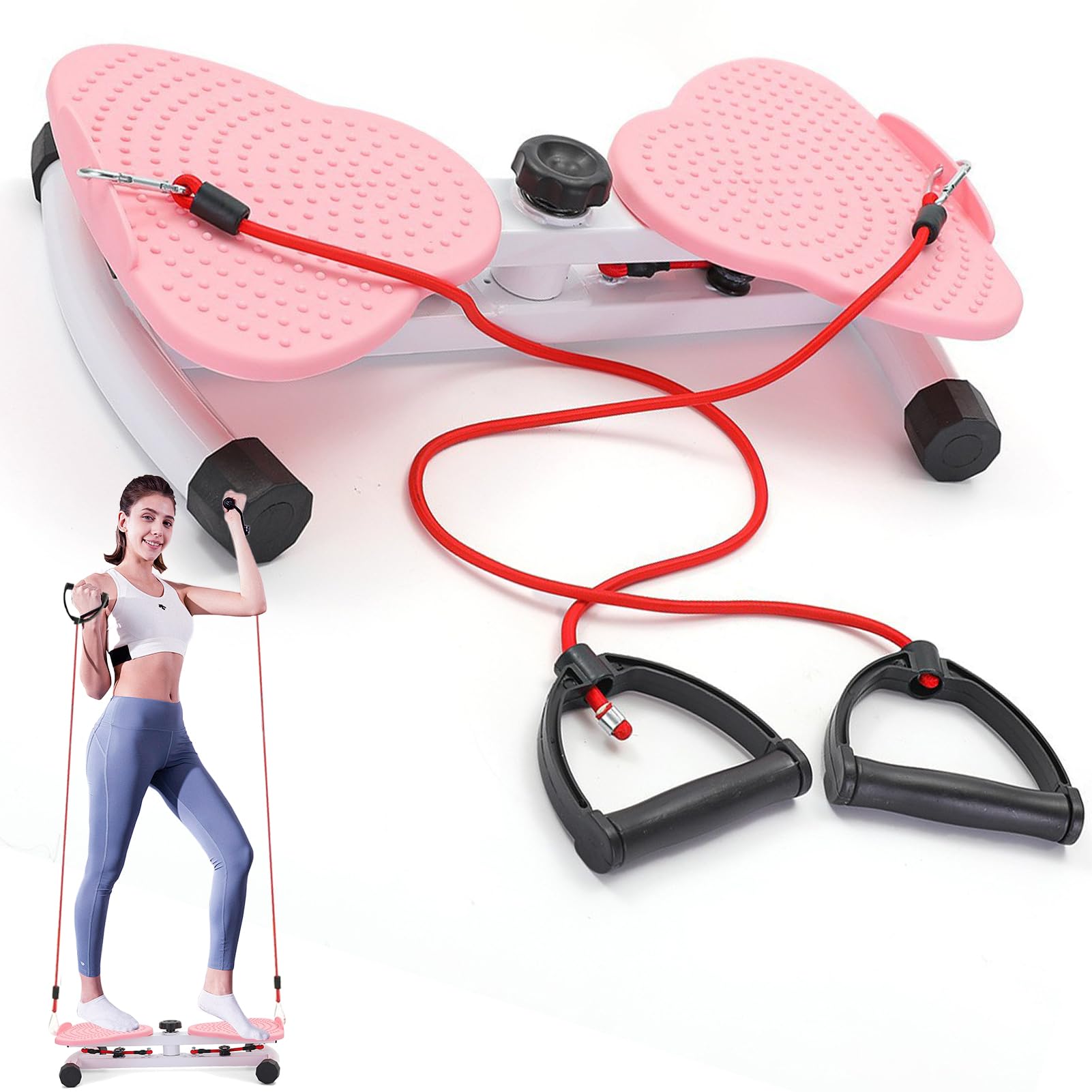 Disco De TorsióN De Cintura,Disco De Giro Para Cintura Moldeador Con Masaje En La Planta Del Pie,Waist Whisper Para Cintura Adecuado Para Mujeres Que Desean PéRdida De Peso,Cardio Y Modelado Corporal
