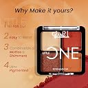 Glam21 Little One 4-in-1 Eyeshadow Palette,Pool Party - 3.5gm & Eyeshadow Brush |Pigmented, Blendable Mattes & Shimmers |Soft, Durable Brush for Flawless, Long-Lasting Eye Makeup |Combo Pack Of 2 gallery image