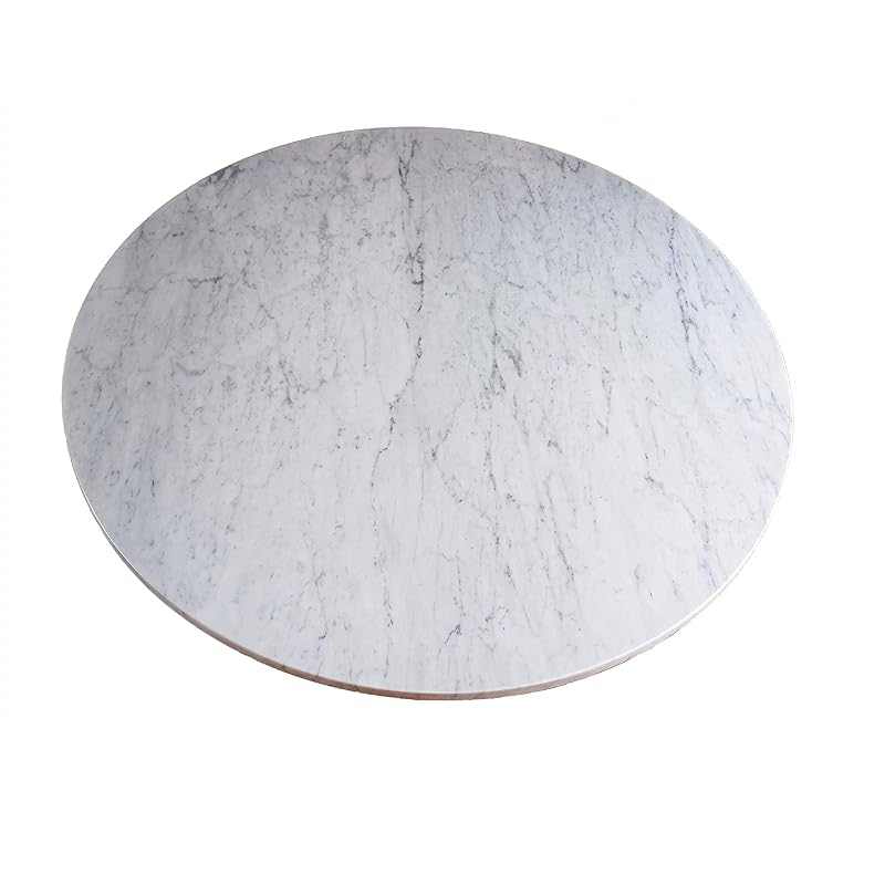 Large Marble Lazy Susan Turntable Rotating Tray Dining