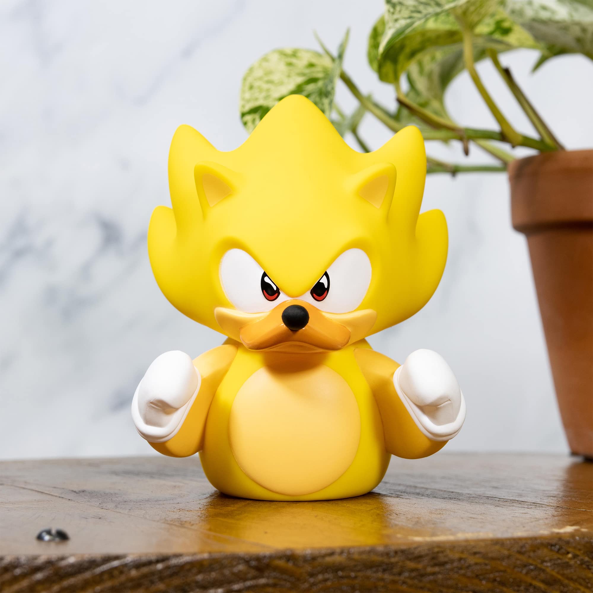 TUBBZ Boxed Edition Super Sonic Collectible Vinyl Rubber Duck Figure, Official Sonic The Hedgehog Merchandise, TV - Image 4