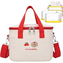 Diaper Tote Bag Backpack, Adjustable Cute Tote Nappy Bag, Multifunctional Mommy Bag Diaper Bag, Storage Bag with Insulation Layer Compartment, Adjustable Diaper Bags for Shower