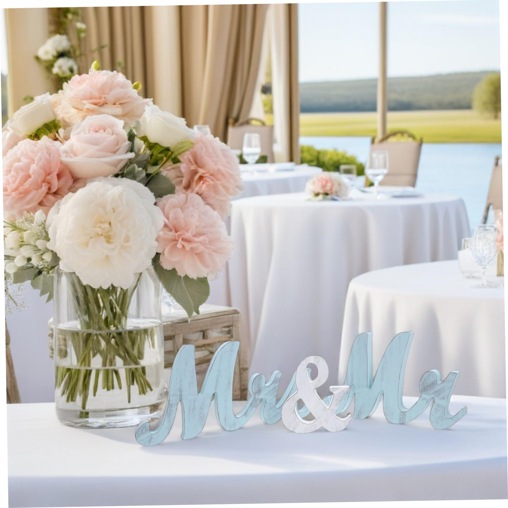Mr Mrs Holzschild Hochzeit Dekoration Langlebig Rustikal Hochzeitstisch Zeichen für Jubiläen Feiern Stilvolles Design Vielseitig Einsetzbar