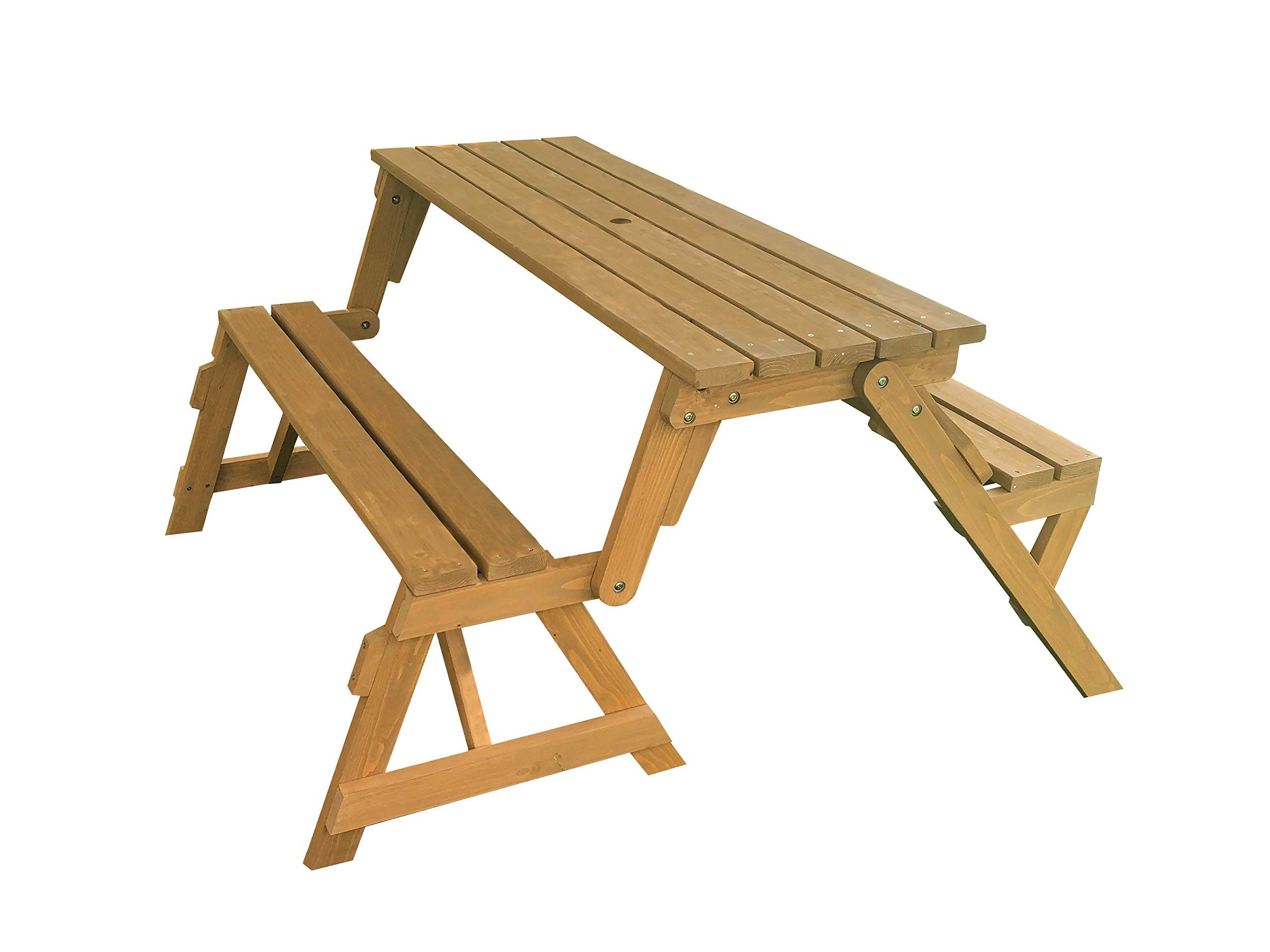 2-in-1 Convertible Picnic Table & Bench | Versatile Seating