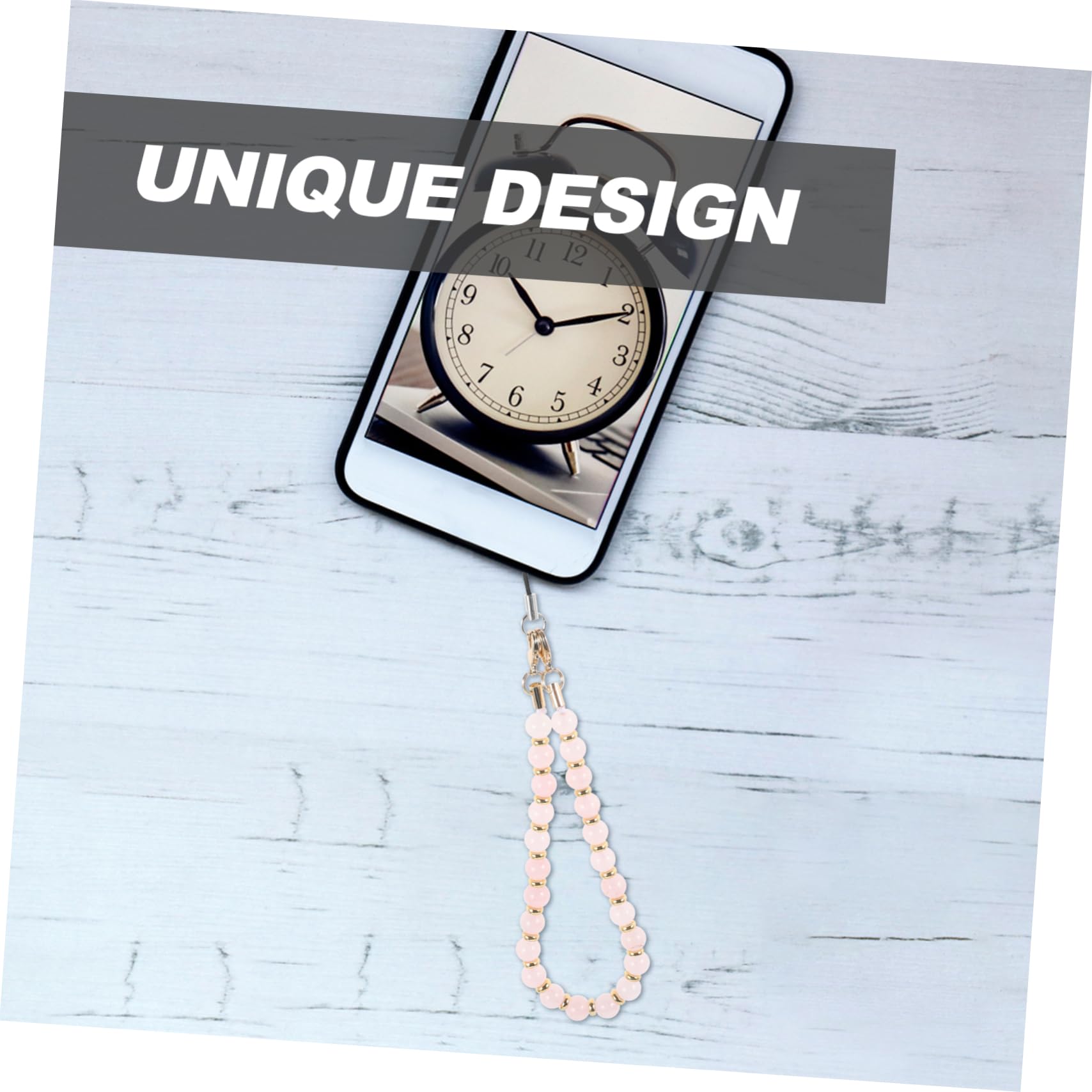 VILLCASE Cinturino per Telefono Perline Decorazione Kawaii per Smartphone Ciondolo Chic e Accessorio per Donne e Ragazze