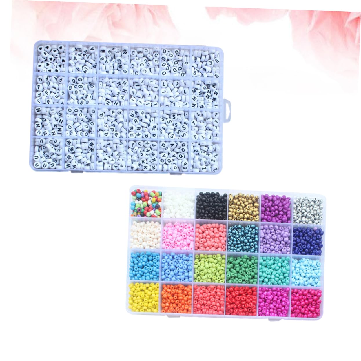 Unregelmäßige Acryl Schmuckperlen 4000 Stück für Bastelprojekte | 4 Mm Farbmix, zum Einbrennen und Lackieren, für Armbänder, Ketten, Ohrringe